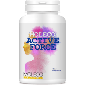 Moleco Active Force integratore specifico per il benessere di unghie e capelli a base di estratto di maca. 30 compresse.