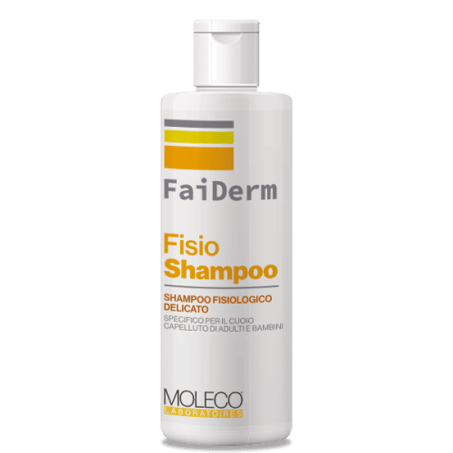 FaiDerm FisioShampoo delicato per lavaggi frequenti con estratto di miele. Adatto per adulti e bambini. Flacone da 250ml.