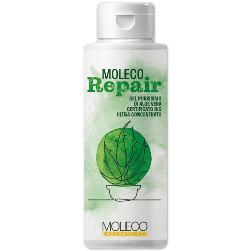 Moleco Repair - Gel di aloe vera bio purissimo ultra concentrato (125 ml)