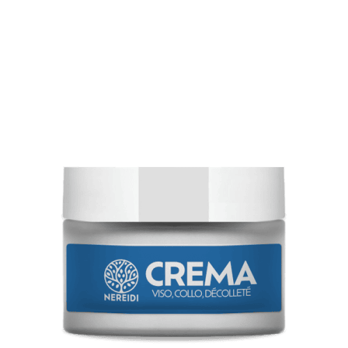 NEREIDI Crema viso collo décolleté, concentrata idratazione totale. Vaso da 50 ml. NEREIDI Crema viso collo décolleté, concentrata idratazione totale per un’idratazione totale. Vaso da 50 ml.